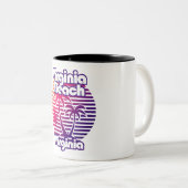 Virginia Beach Zweifarbige Tasse (VorderseiteRechts)
