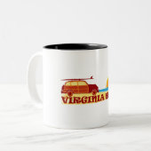 Virginia Beach. Zweifarbige Tasse (Vorderseite Links)