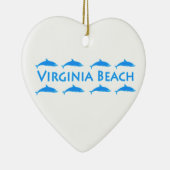 Virginia- Beachdelphin-Logo Keramikornament (Rechts)