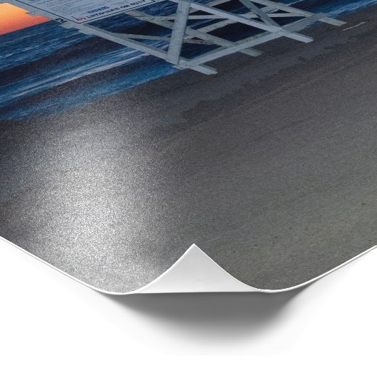 Virginia Beachsunrise Fotodruck (Ecke)