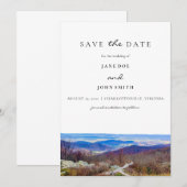 Virginia Berge Termin vormerken Save The Date (Vorne/Hinten)