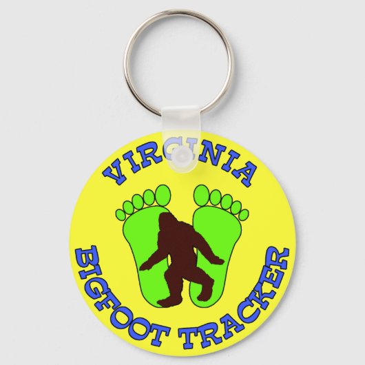 Virginia Bigfoot Tracker Schlüsselanhänger (Vorderseite)