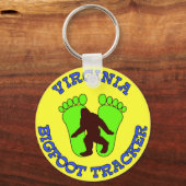 Virginia Bigfoot Tracker Schlüsselanhänger (Vorderseite)