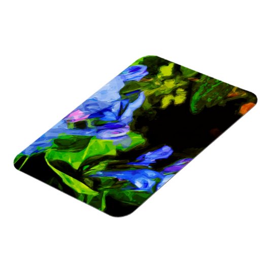 Virginia Bluebell Wildblume Impressionist Magnet (Linke Seite)