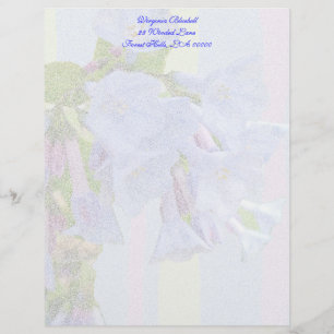 Virginia Bluebells Letterhead Stationery Briefkopf