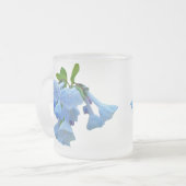 Virginia Bluebells Wildblume Mattglastasse (Vorderseite Links)
