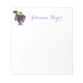 Virginia Bluebells Wildblume Notizblock (Vorderseite)