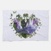 Virginia Bluebells Wildblumen Geschirrtuch (Horizontal)