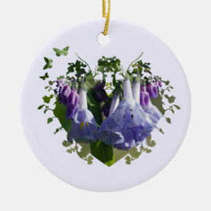 Virginia Bluebells Wildblumen Keramikornament