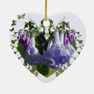 Virginia Bluebells Wildblumen Keramikornament