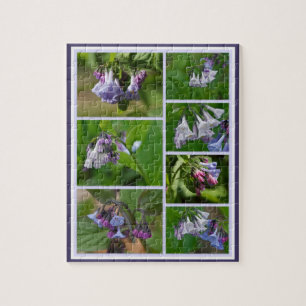Virginia Bluebells Wildblumen Puzzle