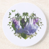 Virginia Bluebells Wildblumen Sandstein Untersetzer (Vorne)