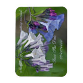 Virginia Bluebells Wildblumen - Save the Date Magnet (Vertikal)