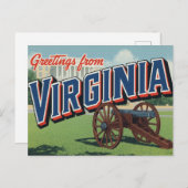 Virginia Cannon History Capitol Postkarte (Vorne/Hinten)