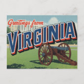 Virginia Cannon History Capitol Postkarte (Vorderseite)