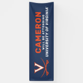 Virginia Cavalier Grad Banner (Vertikal)
