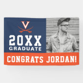 Virginia Cavalier Graduate Banner (Horizontal)