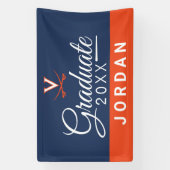 Virginia Cavalier Graduate Banner (Vertikal)