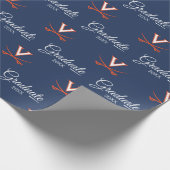 Virginia Cavaliers | ABSCHLUSS Geschenkpapier (Ecke)