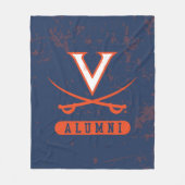 Virginia Cavaliers Alumni erschüttert Fleecedecke (Vorderseite)
