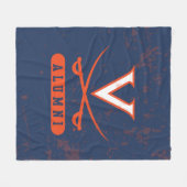 Virginia Cavaliers Alumni erschüttert Fleecedecke (Vorderseite (Horizontal))