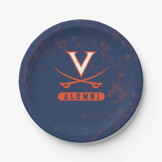 Virginia Cavaliers Alumni erschüttert Pappteller (Vorderseite)