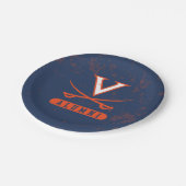 Virginia Cavaliers Alumni erschüttert Pappteller (Schrägansicht)