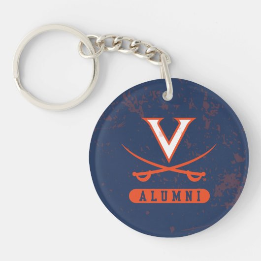Virginia Cavaliers Alumni erschüttert Schlüsselanhänger (Vorderseite)