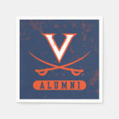 Virginia Cavaliers Alumni erschüttert Serviette (Vorderseite)