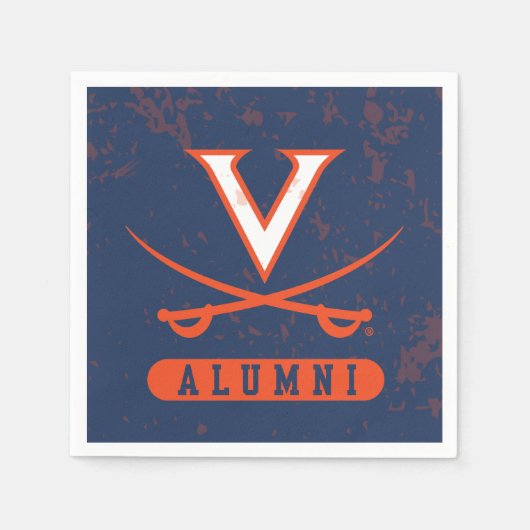 Virginia Cavaliers Alumni erschüttert Serviette (Vorderseite)