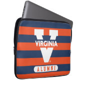 Virginia Cavaliers Alumni Streifen Laptopschutzhülle (Vorne Rechts)