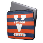 Virginia Cavaliers Alumni Streifen Laptopschutzhülle (Vorderseite Links)