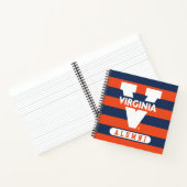 Virginia Cavaliers Alumni Streifen Notizblock (Innenseite)