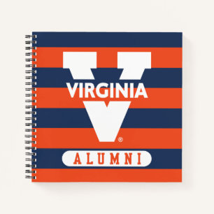Virginia Cavaliers Alumni Streifen Notizblock