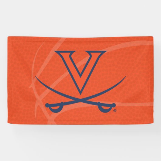 Virginia Cavaliers Basketball Banner (Horizontal)
