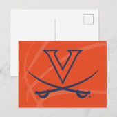 Virginia Cavaliers Basketball Einladungspostkarte (Vorne/Hinten)