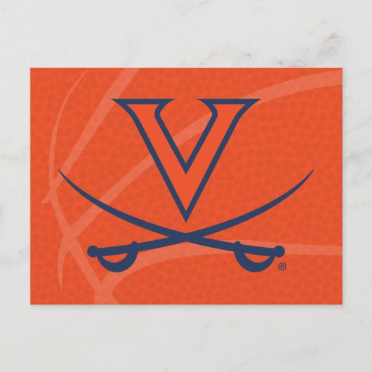 Virginia Cavaliers Basketball Einladungspostkarte (Vorderseite)