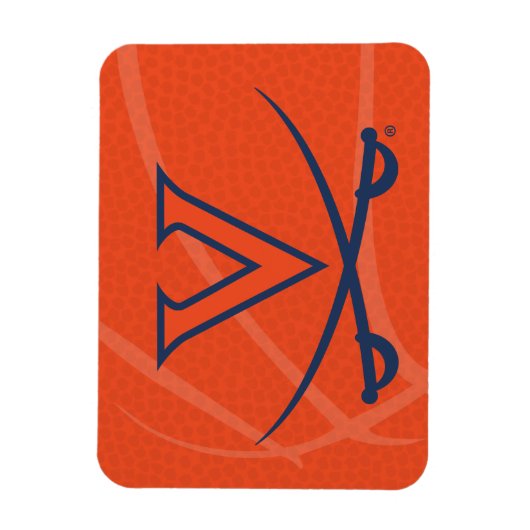 Virginia Cavaliers Basketball Magnet (Vertikal)