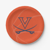 Virginia Cavaliers Basketball Pappteller (Vorderseite)