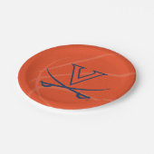 Virginia Cavaliers Basketball Pappteller (Schrägansicht)