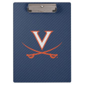 Virginia Cavaliers Carbon Fiber Klemmbrett (Vorderseite)