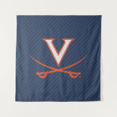 Virginia Cavaliers Carbon Fiber Wandteppich (Vorderseite)