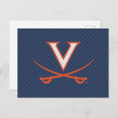 Virginia Cavaliers Carbon Fibre Einladungspostkarte (Vorne/Hinten)