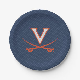 Virginia Cavaliers Carbonfaser Pappteller