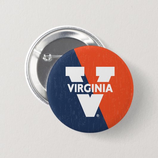 Virginia Cavaliers Farbblock gestört Button (Vorne & Hinten)