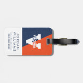 Virginia Cavaliers Farbblock gestört Gepäckanhänger (Rückseite horizontal)