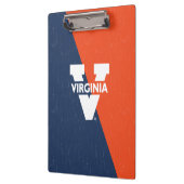 Virginia Cavaliers Farbblock gestört Klemmbrett (Links)
