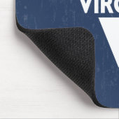 Virginia Cavaliers Farbblock gestört Mousepad (Ecke)
