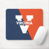 Virginia Cavaliers Farbblock gestört Mousepad (Mit Mouse)