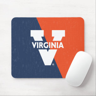 Virginia Cavaliers Farbblock gestört Mousepad